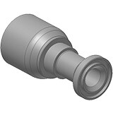 Brida Recta Sae Codigo 61 Serie Ligera 1 1/4" X 1" Serie 43 Parker