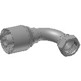 Conexión Hembra Jic 37° Giratoria-Codo 90° Corto 3/4" Serie 43 Parker