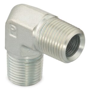 Conector Codo 90° Macho Nptf / Nptf 1/4 Parker