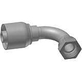Conexión Hembra Bsp Paralela Giratoria Codo A 90° 3/8" Serie 43 Parker