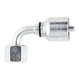 Conexión Hembra Giratoria Metrica L Codo 90° O-Ring 10 Mm X 3/8" Serie 43