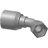 Conexión Hembra Seal-Lok Giratoria Codo A 45° 5/8" Serie 43 Parker