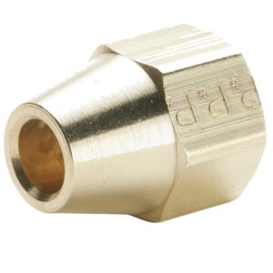 Tuerca Corta Cónica 1/4 Parker Brass - 45°
